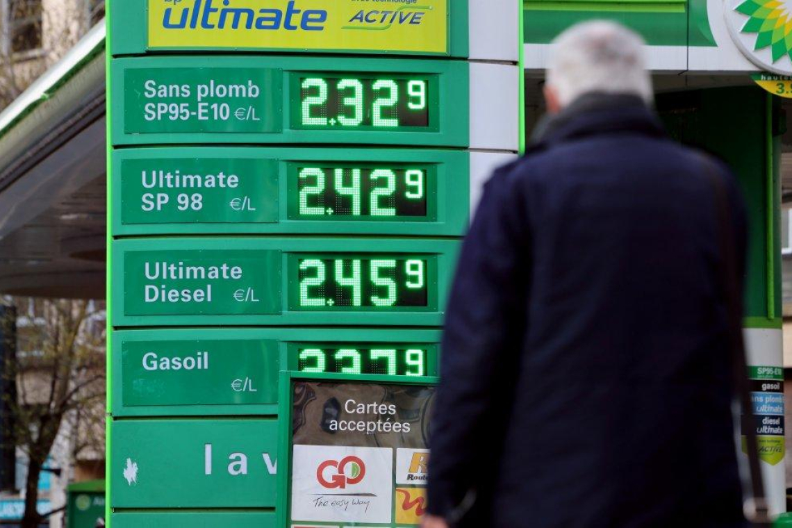 Франция: инфляция в марте выросла до 4,5%, что является максимумом с 1980-х годов